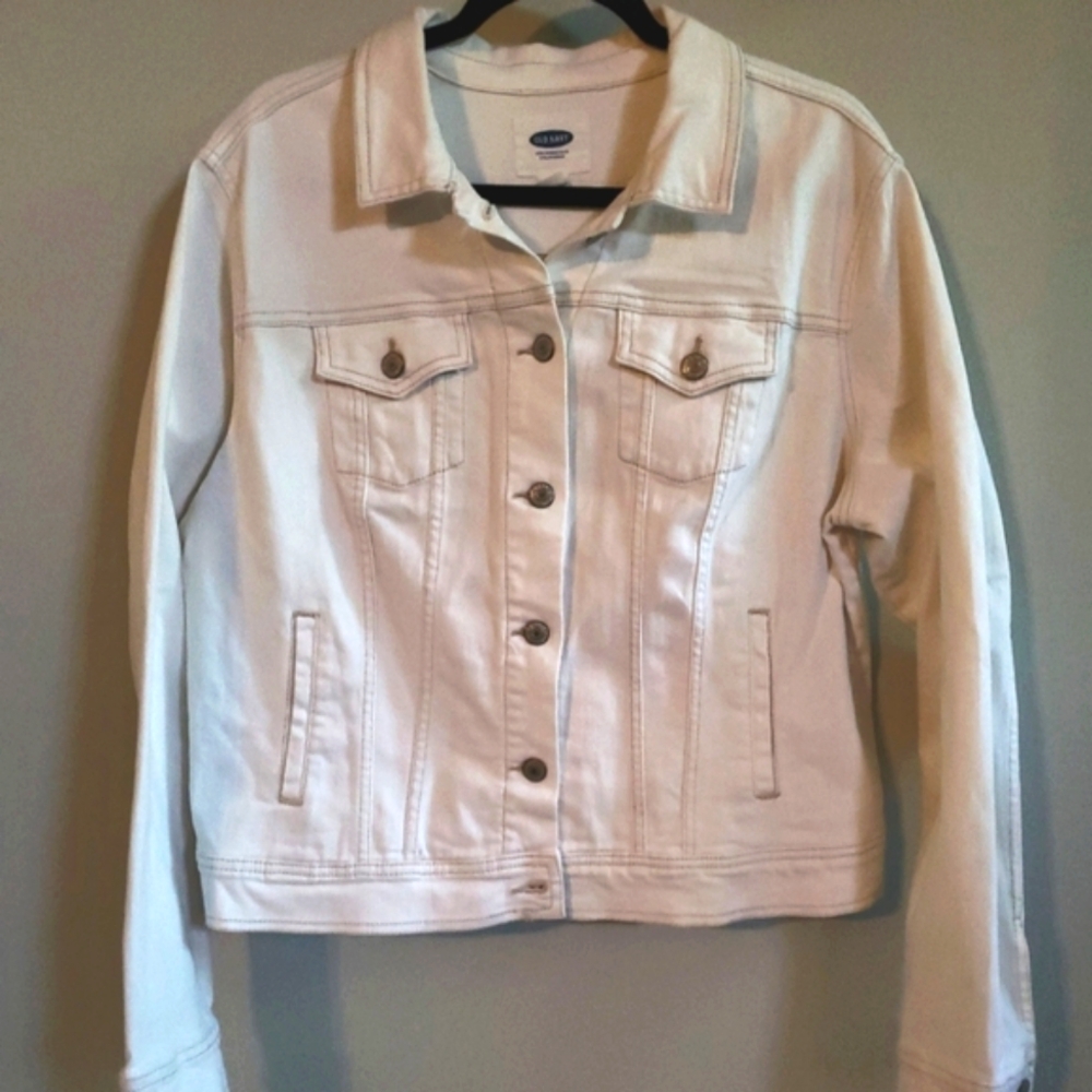 Stretch Denim Jacket Old Navy Size XL